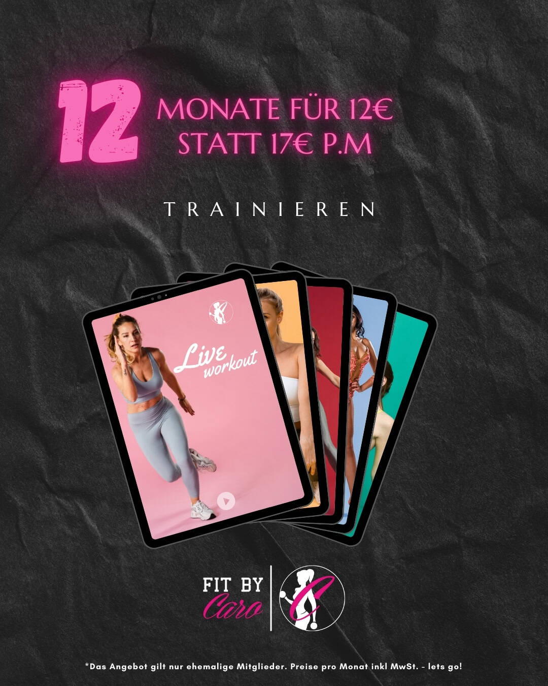 Jahresabonnement für 12€ p.M